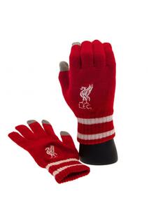 Вязаные перчатки Crest Touch Liverpool FC, красный
