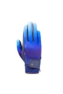 Перчатки для верховой езды с эффектом омбре Hy, темно-синий