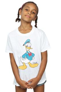 Классическая хлопковая футболка с изображением Дональда Дака Disney, белый