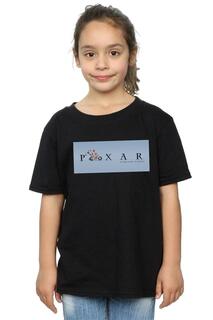 Хлопковая футболка с логотипом Pixar Studios «История игрушек 4: Дюк Кабум» Disney, черный