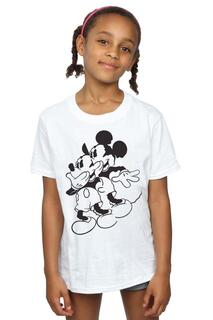 Хлопковая футболка с Микки Маусом Shake Disney, белый