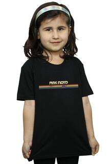 Хлопковая футболка в полоску Prism в стиле ретро Pink Floyd, черный
