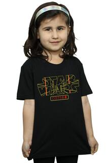 Хлопковая футболка с логотипом Target Star Wars, черный