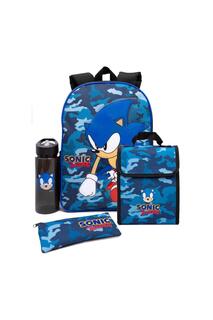Камуфляжный комплект рюкзака Sonic the Hedgehog, синий