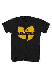Хлопковая футболка с логотипом Wu-Tang Clan, черный