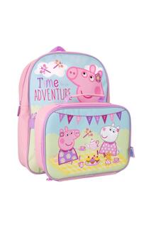 Детский рюкзак и набор для обеда Peppa Pig, розовый