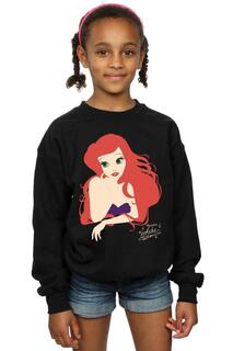 Толстовка Ariel с силуэтом Disney Princess, черный