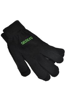 Вязаные перчатки Celtic FC, черный