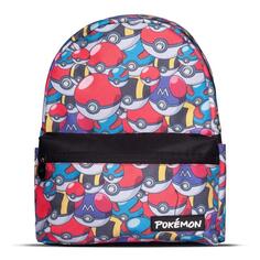 Детский мини-рюкзак Catch &apos;em All со сплошным сублимационным принтом, черный (MP736560POK) Pokemon, фиолетовый Pokémon