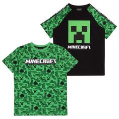 Двойной комплект футболок «Космическая администрация» Minecraft, зеленый