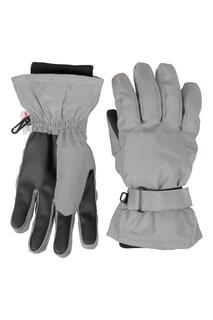 Перчатки Светоотражающие снегозащитные зимние перчатки Mountain Warehouse, серый