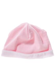 Детская двусторонняя шапка-бини в рубчик Bella + Canvas, розовый