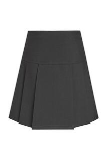 Школьная юбка со складками для девочек David Luke, черный