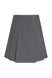 Школьная юбка со складками для девочек David Luke, серый