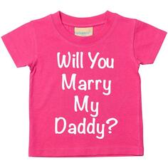 Ты выйдешь замуж за моего папу? Розовая рубашка 60 SECOND MAKEOVER, розовый