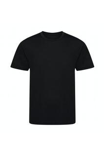 Крутая футболка из переработанных материалов AWDis, черный