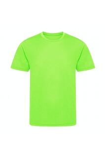 Крутая футболка из переработанных материалов AWDis, зеленый