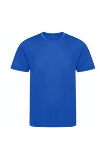 Крутая футболка из переработанных материалов AWDis, синий