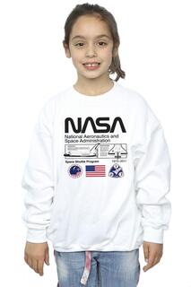 Толстовка космического администратора NASA, белый