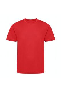 Крутая футболка из переработанных материалов AWDis, красный