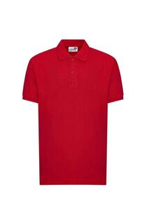 Рубашка-поло Academy из пике AWDis, красный