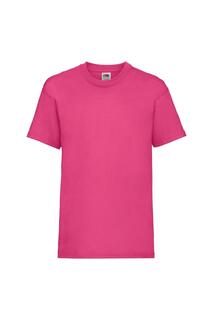 Легкая футболка с короткими рукавами Fruit of the Loom, розовый