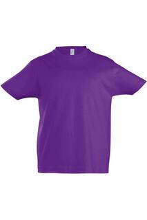 Хлопковая футболка Imperial с короткими рукавами SOL&apos;S, фиолетовый Sol's