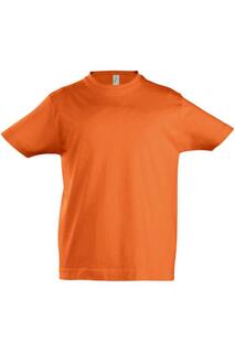 Хлопковая футболка Imperial с короткими рукавами SOL&apos;S, оранжевый Sol's