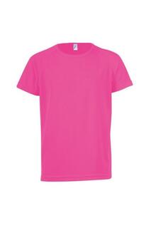 Спортивная футболка с коротким рукавом SOL&apos;S, розовый Sol's