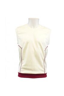 Пуловер для крикета с контрастной отделкой Carta Sport, красный