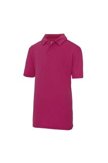 Простая спортивная рубашка-поло Just Cool AWDis, розовый