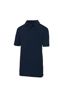 Простая спортивная рубашка-поло Just Cool AWDis, темно-синий
