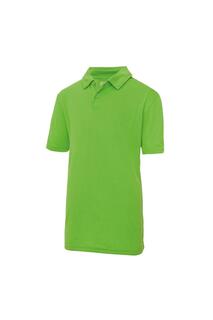 Простая спортивная рубашка-поло Just Cool AWDis, зеленый