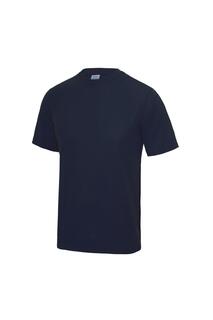 Просто крутая спортивная футболка AWDis, темно-синий