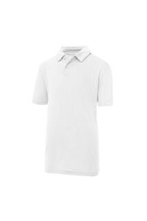 Простая спортивная рубашка-поло Just Cool AWDis, белый