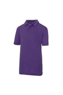 Простая спортивная рубашка-поло Just Cool AWDis, фиолетовый