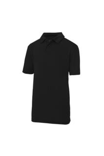 Простая спортивная рубашка-поло Just Cool AWDis, черный