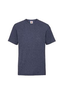 Легкая футболка с короткими рукавами Fruit of the Loom, темно-синий