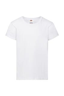 Легкая футболка с короткими рукавами Fruit of the Loom, белый