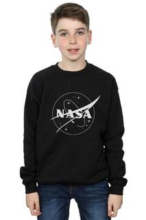 Классический монохромный свитшот с логотипом Insignia NASA, черный