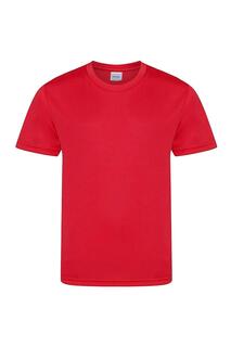 Крутая гладкая футболка AWDis, красный