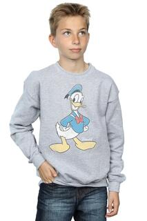 Классический свитшот Donald Duck Donald Disney, серый