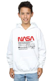 Толстовка «Спейс шаттл» NASA, белый