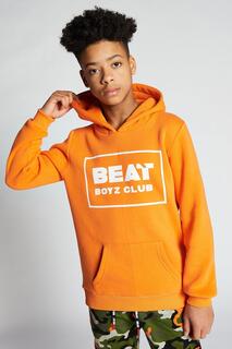 Толстовка с логотипом из смеси хлопка Color Pop Beat Boyz Club, оранжевый
