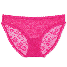 Трусы Victoria&apos;s Secret The Lacie Lace String Bikini, розовый