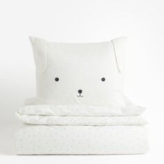 Комплект односпального постельного белья H&amp;M Home Twin Duvet Rabbit, белый