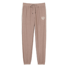 Спортивные брюки Victoria&apos;s Secret Pink Reverse Fleece High-waist Gym, светло-коричневый