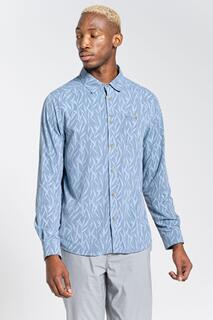 Рубашка с длинным рукавом &apos;NosiLife Pinyon&apos; для борьбы с запахом Craghoppers, синий