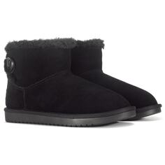 Детские короткие ботинки Nalie Mini на пуговицах Little/Big Kid Koolaburra By Ugg, черный