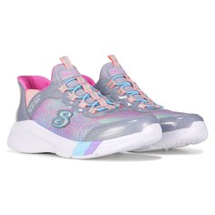 Детские слипоны Dreamy Lights Little/Big Kid Skechers, мультиколор